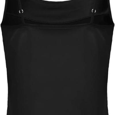 Women's Silk Satin Camisole Cowl Neck Tank Top Cami Silky Basic Tank Shirt Blouses