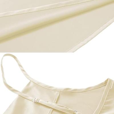 Women's Silk Satin Camisole Cowl Neck Tank Top Cami Silky Basic Tank Shirt Blouses