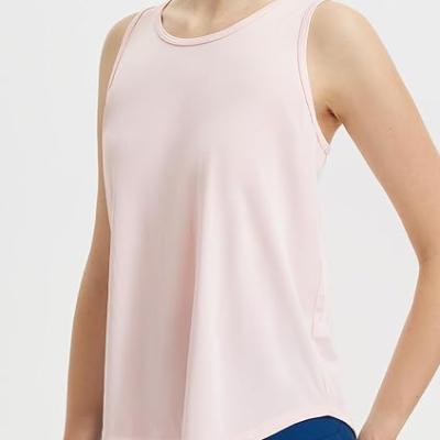 Women's Workout Tops Sleeveless Running Athletic Shirts Tank Tops Racerback Quick Dry UPF 50+