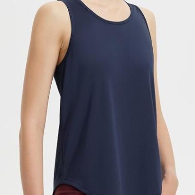 Women's Workout Tops Sleeveless Running Athletic Shirts Tank Tops Racerback Quick Dry UPF 50+