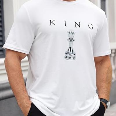 Men's Graphic Tees Crew Neck T Shirts Short Sleeve T-Shirts Casual Summer Streetwear