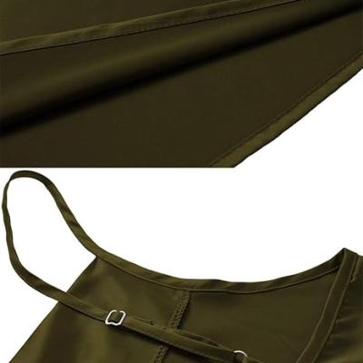 Women's Silk Satin Camisole Cowl Neck Tank Top Cami Silky Basic Tank Shirt Blouses