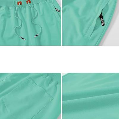 Mens Shorts Casual Drawstring Zipper Pockets Elastic Waist