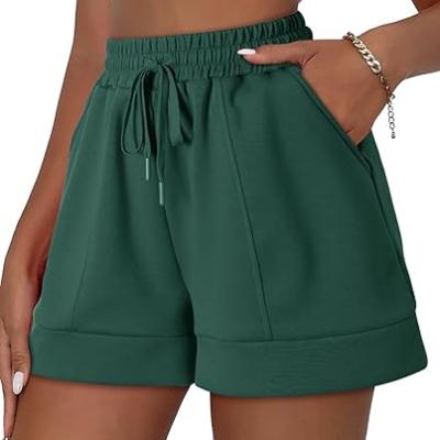 Women's Air Layer Casual Comfy Moisture Wicking Drawstring Shorts with Pockets