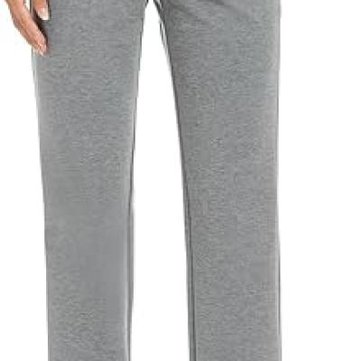 Women's Stretchy Straight Leg Dress Work Pants Business Office Casual Slacks with Pockets