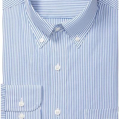 Men's Dress Shirt Regular Fit Pinpoint Stripe