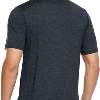 Men's Short Sleeve Polo Golf Shirts 3-Button Moisture Wicking Athletic T-Shirts Casual Collared Shirt