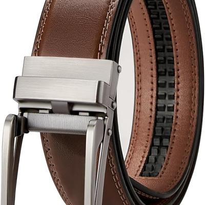 Belts for Men Big and Tall, Mens Belt Leather for Casual Jeans Dress Work All Size 28"-64" Black Brown Width