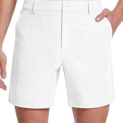 Mens Golf Shorts 7 Inch Inseam Flat Front Hybrid Stretch Dress Casual Work Shorts with 5 Pockets Lightweight Quick Dry