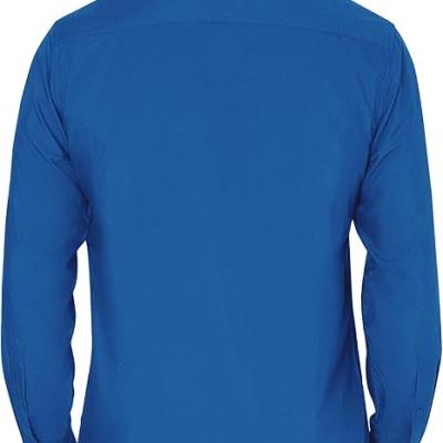 Men's Dress Shirts Wrinkle Free Long Sleeve Formal Shirt Solid Business Casual Wedding Button Down Shirts with Pocket