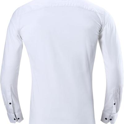 Mens Dress Shirts Regular Fit Long Sleeve Stretch Business Dress Shirts for Men