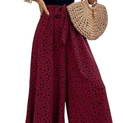 Women's Jumpsuits Dressy Casual Summer Loose Wide Leg Tank Top Jumpsuit with Belt