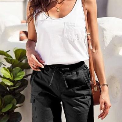 Womens Relaxed Fit High Waist Casual 4 Pocketed 2025 Hiking Outdoor Summer Shorts S-XL