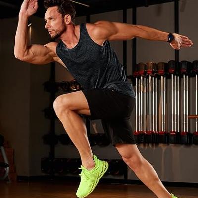 Men's Tank Tops Quick Dry Sleeveless Workout Muscle Shirt Athletic Bodybuilding Gym Performance Tee Shirts