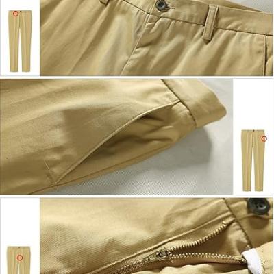 Men's Straight-Fit Work Wear Casual Pants