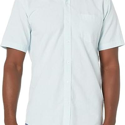 Men's Regular-Fit Short-Sleeve Pocket Oxford Shirt