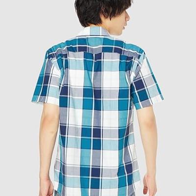 Essentials Men's Regular-Fit Short-Sleeve Poplin Shirt