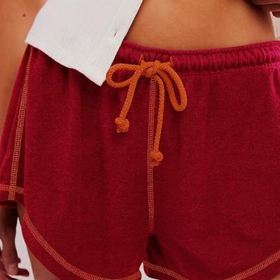 Women’s Casual Shorts Comfy Drawstring Elastic Waist Summer Beach Workout Lounge Shorts for Women