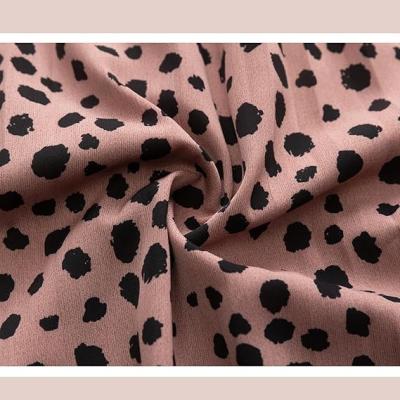 Womens Skirt Leopard Print Midi Long Shirring Pleated Skirts High Waisted A Line Skirts