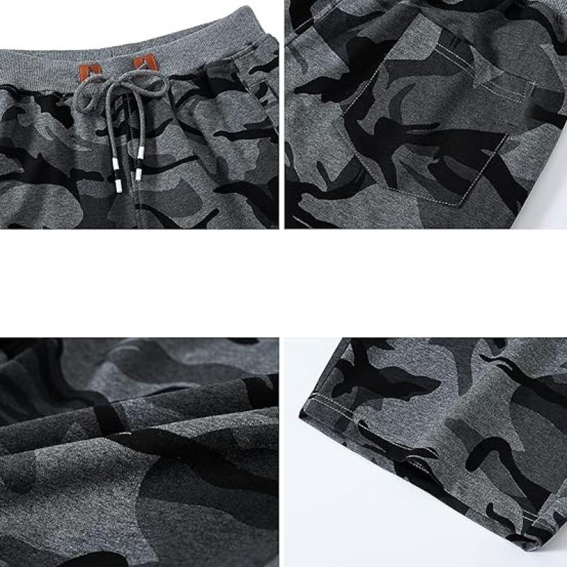 Mens Shorts Casual Drawstring Zipper Pockets Elastic Waist