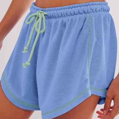 Women’s Casual Shorts Comfy Drawstring Elastic Waist Summer Beach Workout Lounge Shorts for Women