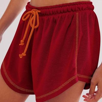 Women’s Casual Shorts Comfy Drawstring Elastic Waist Summer Beach Workout Lounge Shorts for Women