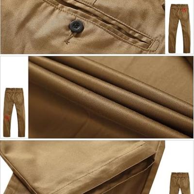 Men's Straight-Fit Work Wear Casual Pants