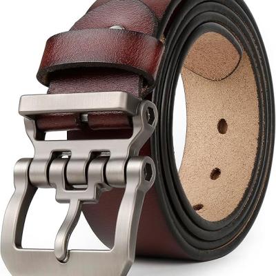 Belts for Men Big and Tall, Mens Belt Leather for Casual Jeans Dress Work All Size 28"-64" Black Brown Width