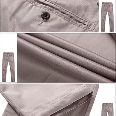 Men's Straight-Fit Work Wear Casual Pants