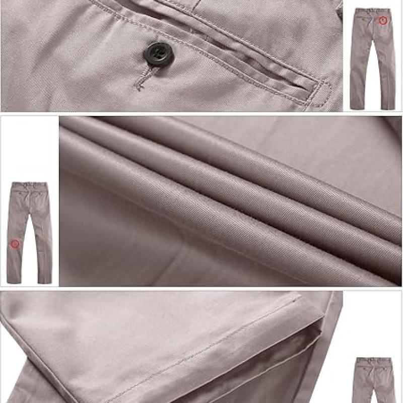 Men's Straight-Fit Work Wear Casual Pants