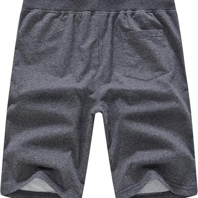 Mens Shorts Casual Drawstring Zipper Pockets Elastic Waist