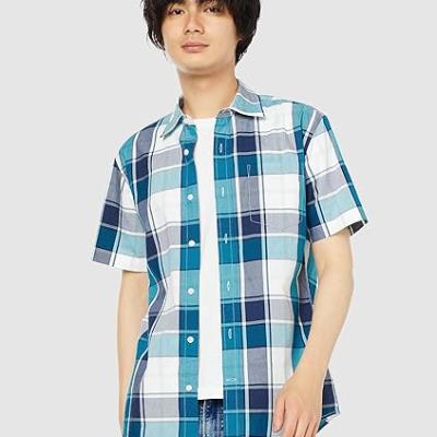Essentials Men's Regular-Fit Short-Sleeve Poplin Shirt