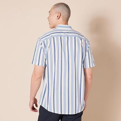 Essentials Men's Regular-Fit Short-Sleeve Poplin Shirt