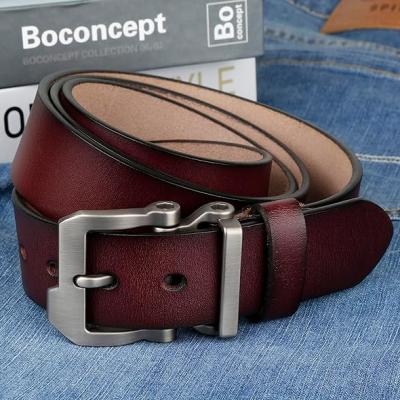 Belts for Men Big and Tall, Mens Belt Leather for Casual Jeans Dress Work All Size 28"-64" Black Brown Width