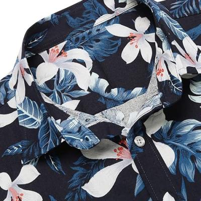 Mens Hawaiian Shirts Short Sleeve Casual Button Down Tropical Beach Shirt
