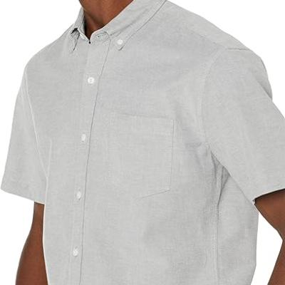 Men's Regular-Fit Short-Sleeve Pocket Oxford Shirt