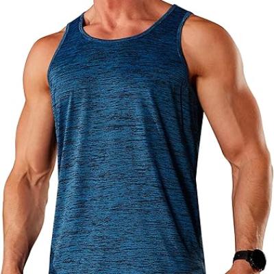 Men's Tank Tops Quick Dry Sleeveless Workout Muscle Shirt Athletic Bodybuilding Gym Performance Tee Shirts