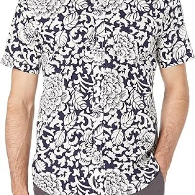 Men's Regular-Fit Short-Sleeve Poplin Shirt